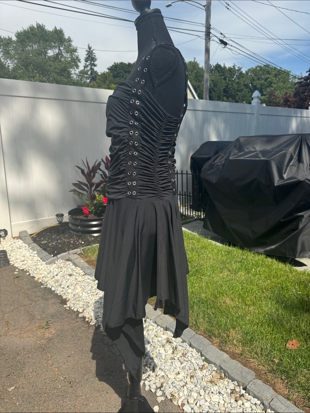 Current Mood Black Ruched asymetircal
Dress - Picture 3 of 7